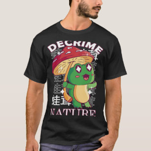Camiseta Decrime Natureza Colorida Magia Sapo de Cogumelo