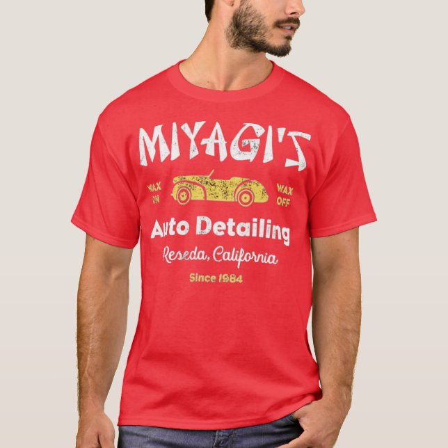 Camiseta Dedicação Automática de Miyagi (Frente)