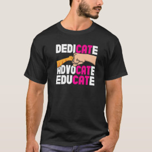 Camiseta Dedicar Advocate Educar o Resgate de Gatos de Emer