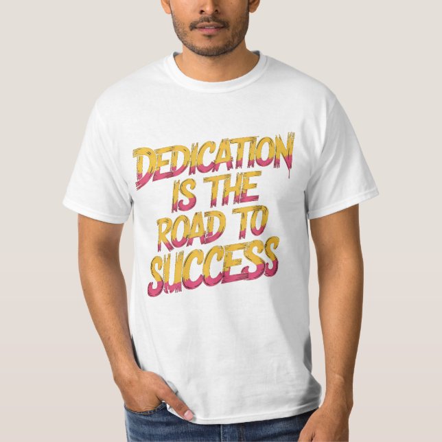 Camiseta Dedication Cute Funny T-Shirt Gift For Him Her Mac (Frente)