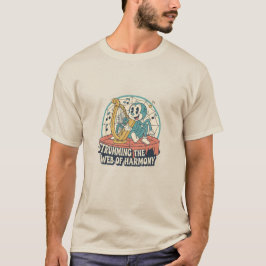 Camiseta Dedilhando a teia da harmonia