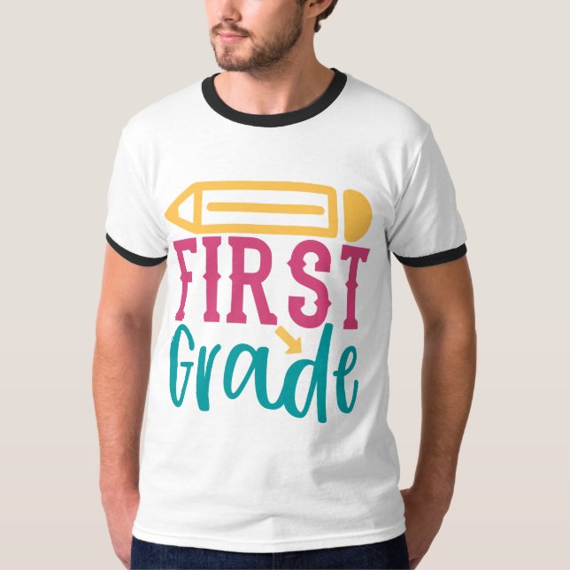 Camiseta Dedo básico masculino do melhor estilo branco de r (Frente)