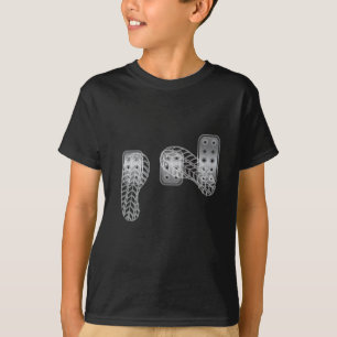 Camiseta Dedo do pé do salto