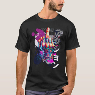 Camiseta dedo médio