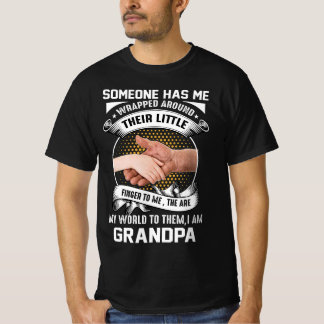 Camiseta Dedo Pequeno do Vovô - Ligação Familiar Encantador