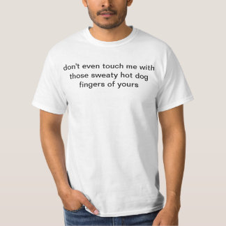 Camiseta DEDOS do CACHORRO QUENTE (t-shirt)