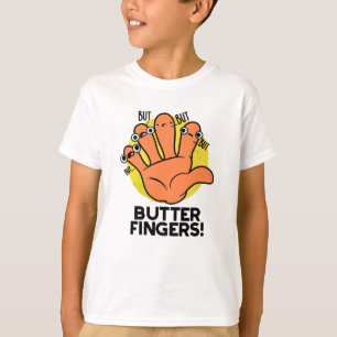 Camiseta Dedos Manteiga Anatomia Bonita Pun