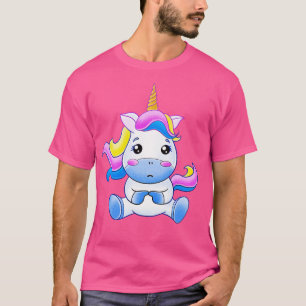 Camiseta Dedos Tímidos de Unicórnio
