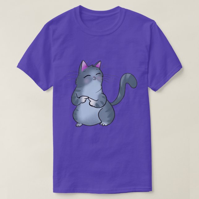 Camiseta Dedos Tímidos do Cat (Frente do Design)