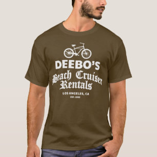 Camiseta Deebos Beach Cruiser Rentals Los Angeles CA Est 19