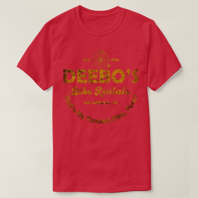 Camiseta Deebos Bike Rentals (Frente do Design)