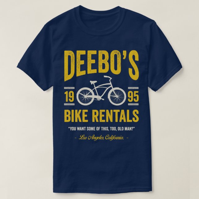 Camiseta Deebos Bike Rentals Vintage (Frente do Design)