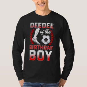 Camiseta Deedee Do Aniversário Do Jogador De Futebol Bday C