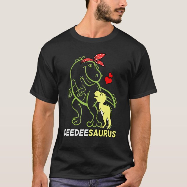 Camiseta Deedeesaurus Deedee Tyrannosaurus Dinosaur Baby (Frente)