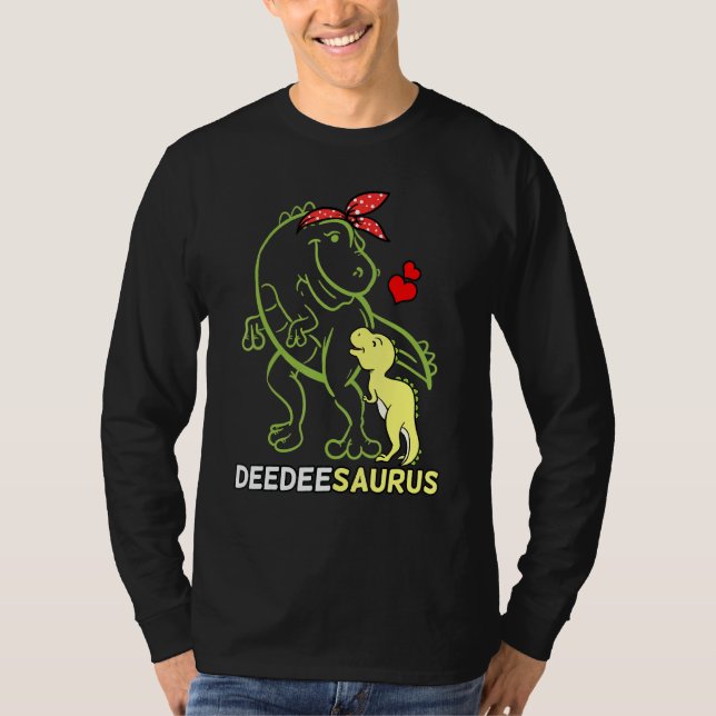 Camiseta Deedeesaurus Deedee Tyrannosaurus Dinosaur Baby (Frente)