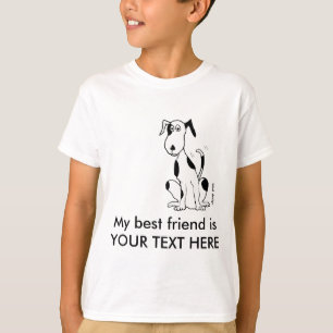 Camiseta Deefa dog - Meu melhor amigo é seu TEXTO AQUI