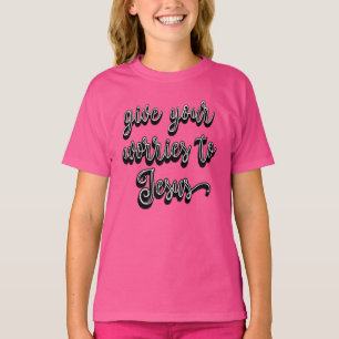 Camiseta Deem As Vossas Preocupações A Jesus