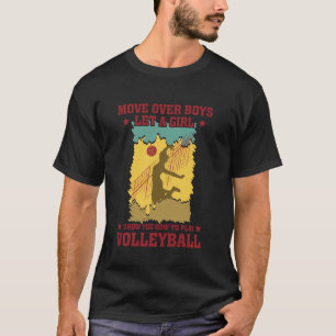 Camiseta Dêem Espaço Rapazes Deixem Uma Rapariga Mostrar-Vo