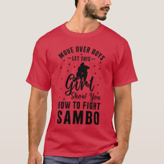 Camiseta Deem lugar rapazes deixem essa garota mostrar como