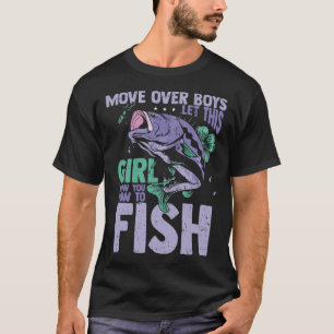 Camiseta Deem Lugar Rapazes Deixem Esta Garota Mostrar Como
