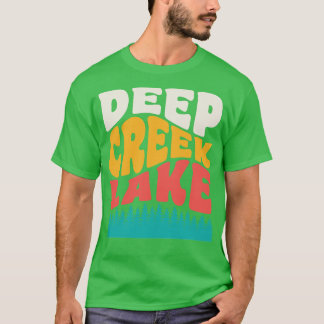 Camiseta Deep Creek Lake State Park Maryland Vintage Typogr
