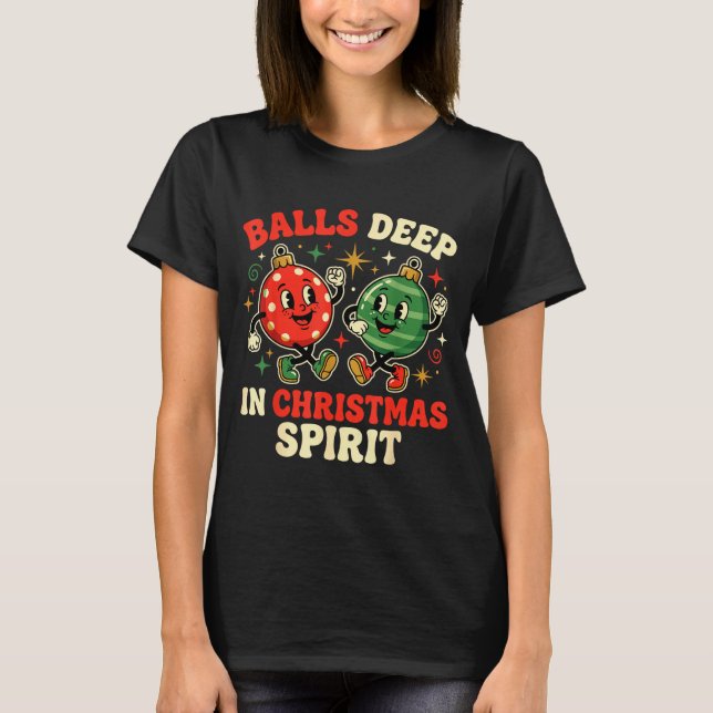 Camiseta Deep In Christmas Srit  (Frente)