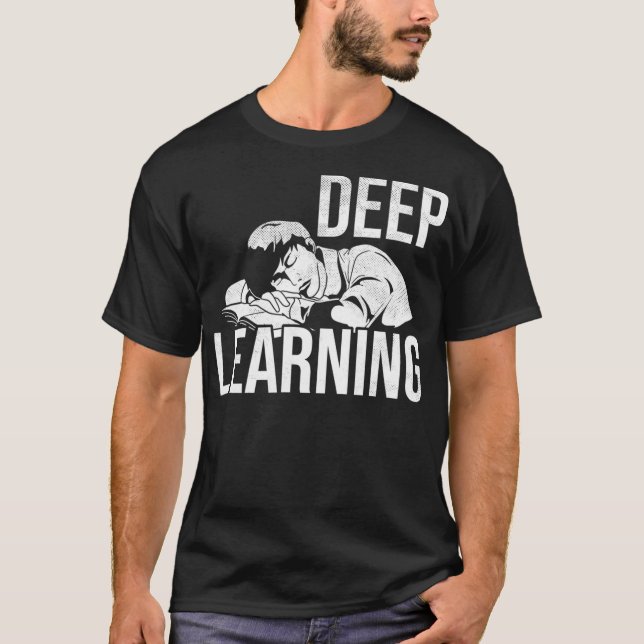 Camiseta Deep Learning Data Computer Science Programming (Frente)