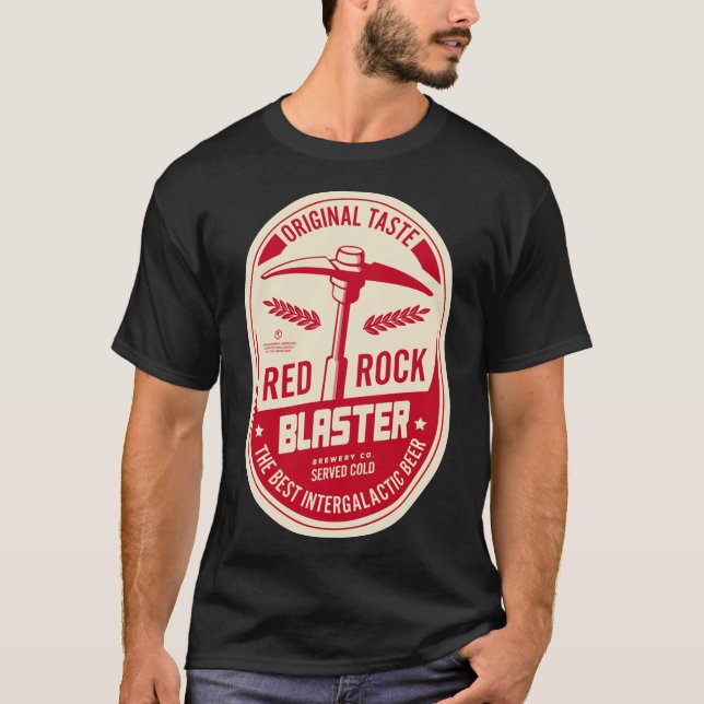 Camiseta Deep Rock Galactic Red Rock Blaster Essential T-Sh (Frente)