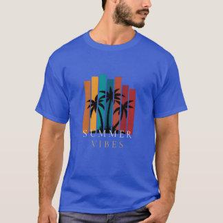 Camiseta Deep Royal Manga Comprida com Vibrações d