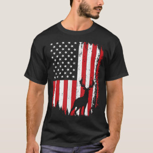 Camiseta Deer Art For Men Buck Elk Hunter