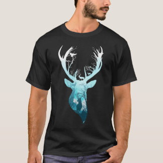 Camiseta Deer Blue Winter