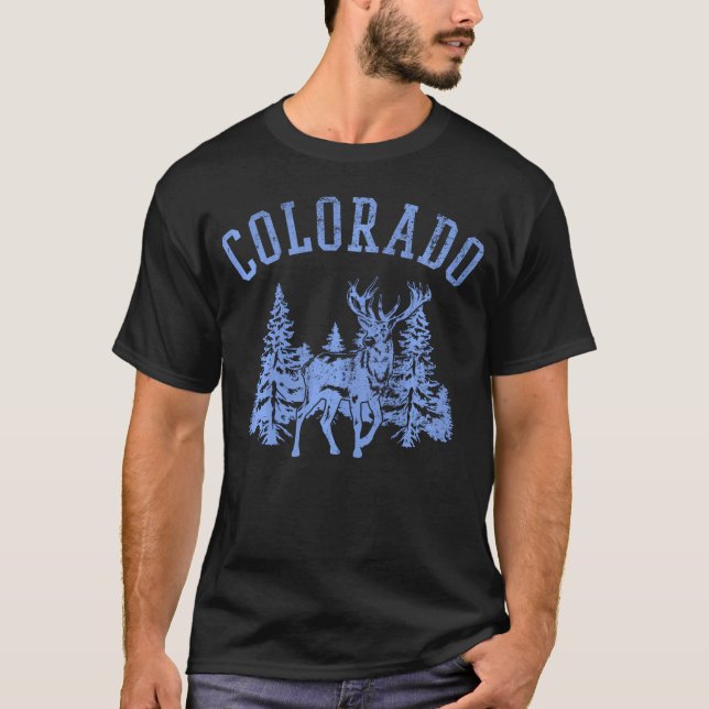 Camiseta Deer Cinza Colorado Swea (Frente)