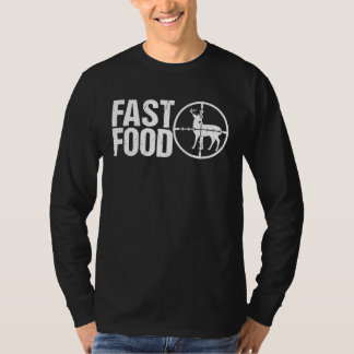 Camiseta Deer Comida Caçando Arqueiro Legal Engraçado Caçad