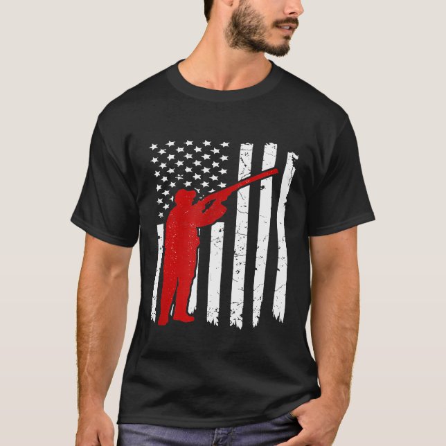 Camiseta Deer Crossbow Hunt Whitetail Hunter Archery Arco M (Frente)