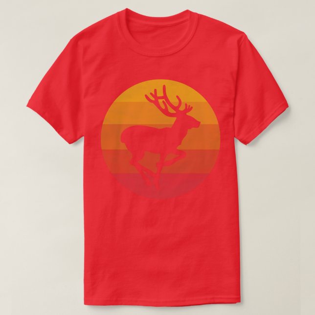 Camiseta Deer em Execução (Frente do Design)