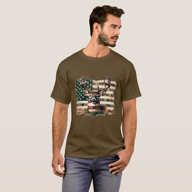 Camiseta Deer Flag (Frente Completa)