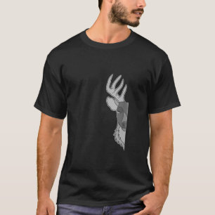 Camiseta Deer Forest Animal Retrait Motif Hunter Wildlife