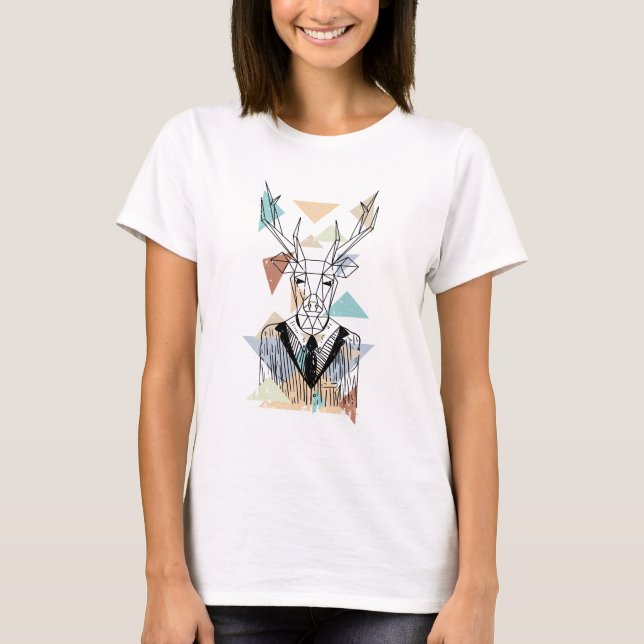 Camiseta Deer Geométrico T-Shirt (Frente)