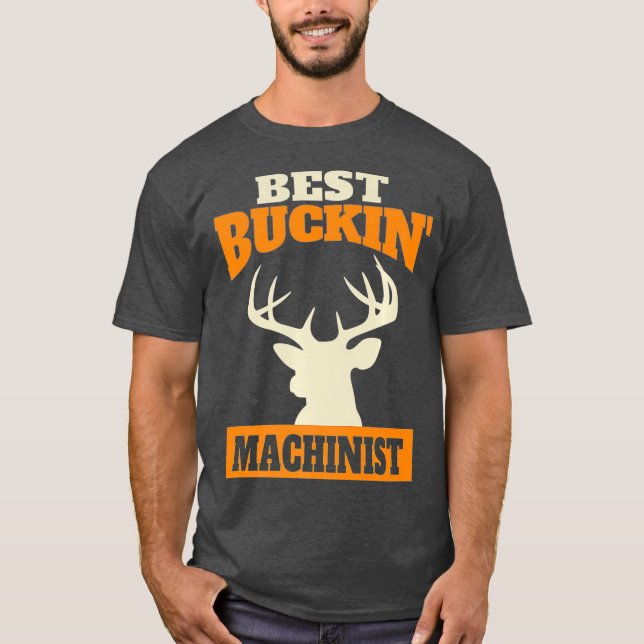 Camiseta Deer Hunking Machinist Premium (Frente)