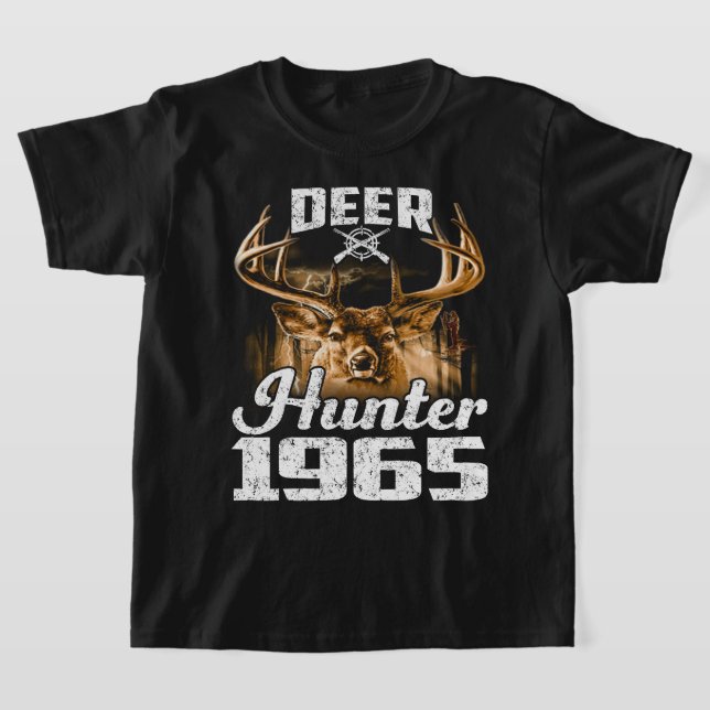 Camiseta Deer Hunter 1965 Anos Caça De Aniversário (Postura )