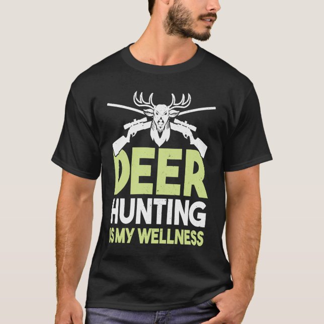 Camiseta Deer Hunter Hunting Season Huntsman  1 (Frente)