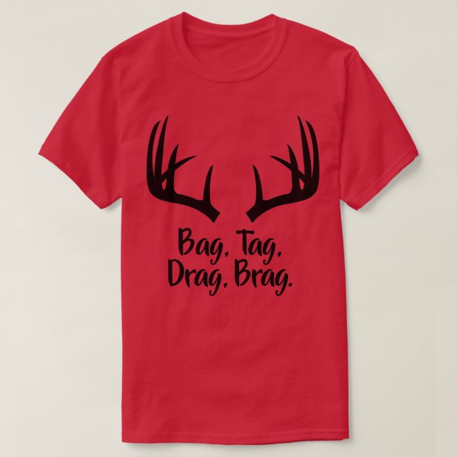 Camiseta Deer Hunting Arco Whitetail Mule Stand (Frente do Design)