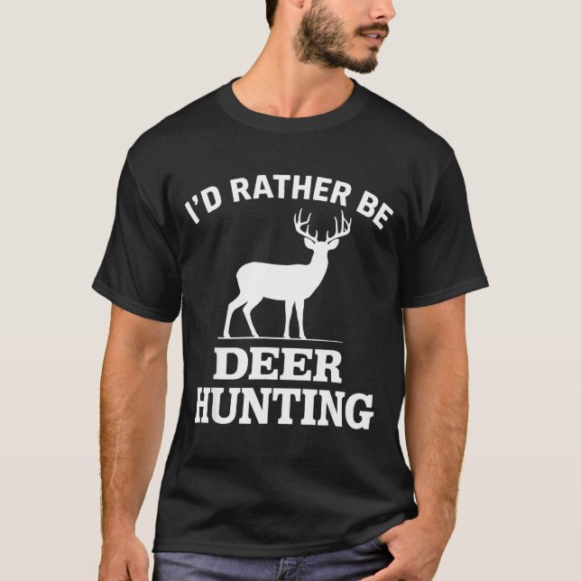 Camiseta Deer Hunting Art For Men Women Buck Elk Hunter Dee (Frente)