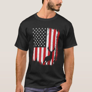 Camiseta Deer Hunting Art for Men Women Buck Elk Hunter Dee