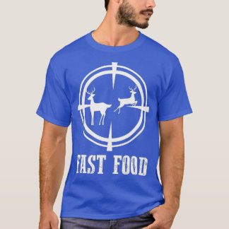 Camiseta Deer Hunting Engraçado de Comida Rápida Presente p