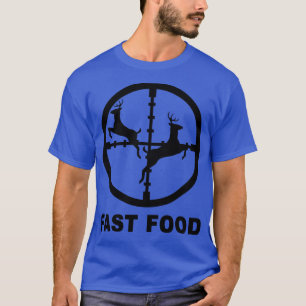 Camiseta Deer Hunting Funny Hunter Fast Comida Presente