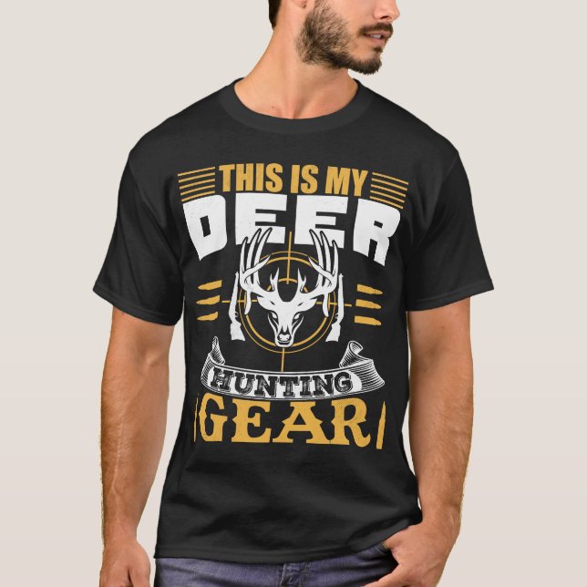 Camiseta Deer Hunting Gear Design (Frente)
