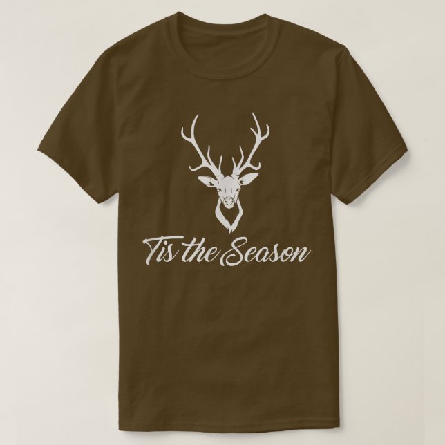Camiseta Deer Hunting T Shirt - Tis the Season (Frente do Design)