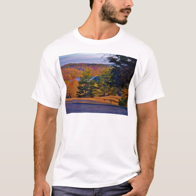 Camiseta Deer & Mt Lake (Frente)