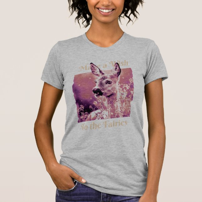 Camiseta Deer Wish To The Fairies T-Shirt (Frente)